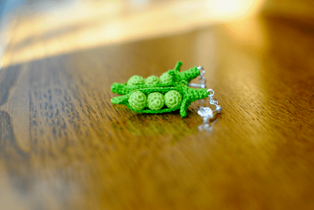Boucles d'oreilles "Petits pois"