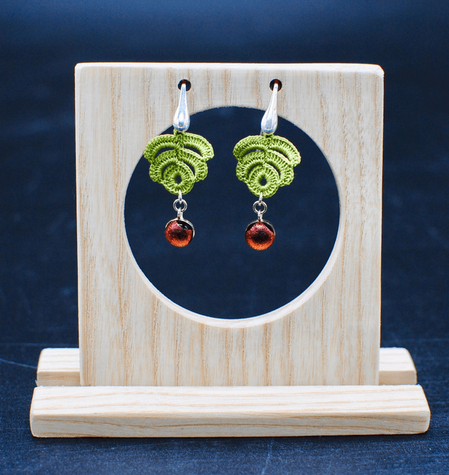 Boucles d'oreilles "Rose Tig Oya"