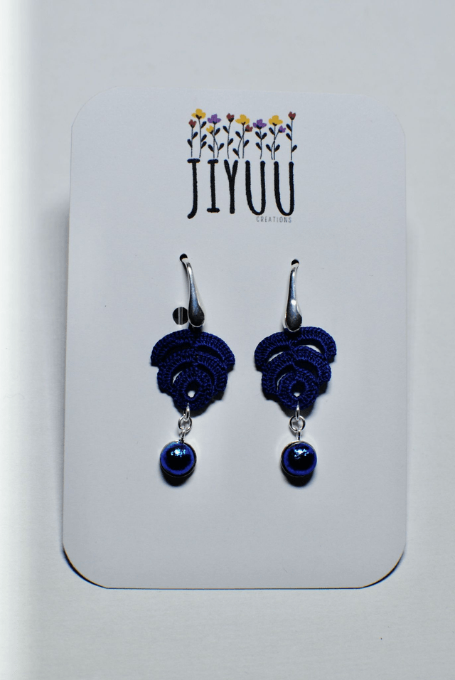 Boucles d'oreilles "Rose Tig Oya"