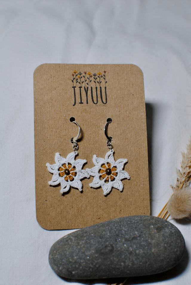 Boucles d'oreilles "Edelweiss"