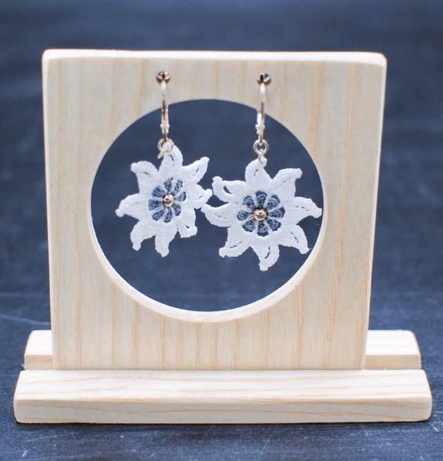 Boucles d&#039;oreilles &quot;Edelweiss&quot;